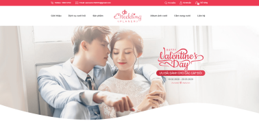 Mẫu website Wedding Planner 2101